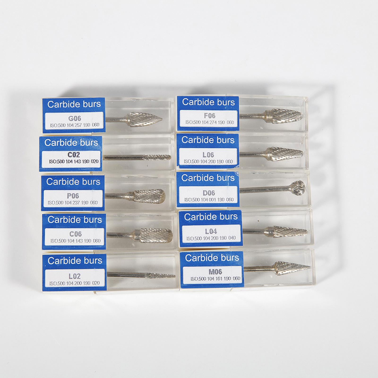 10 Tungsten Steel bur for 35000RPM Dental Lab MARATHON Handpiece SAEYANG drill