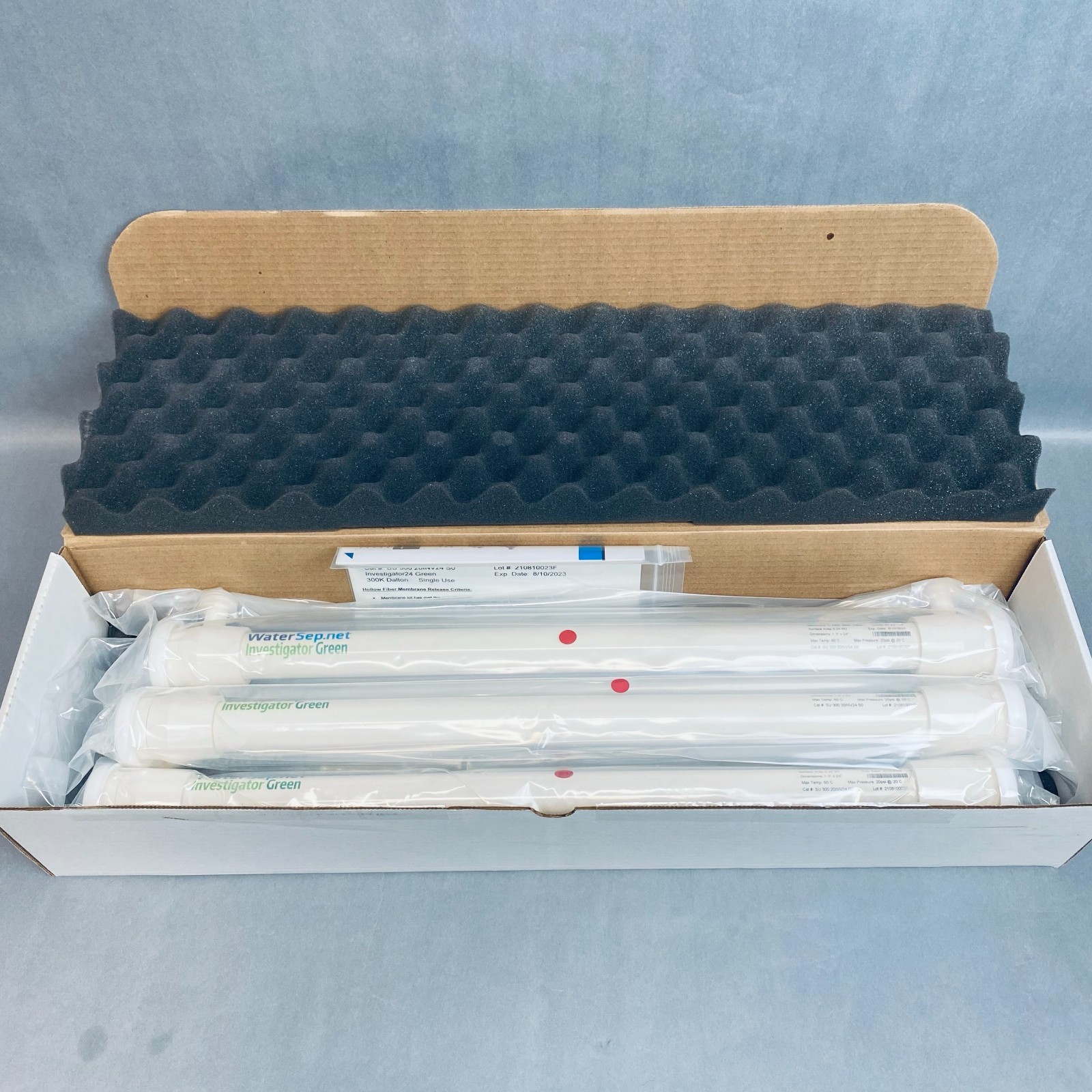 Sartorius WaterSep Investigator24 Green Hollow Fiber Filter 300 kDa 0.28 m2
