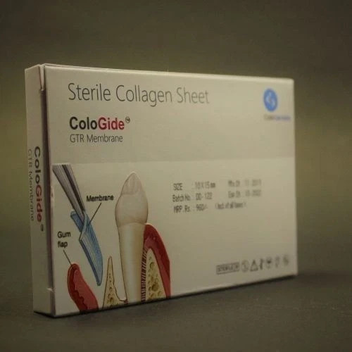 SIZES & PACKS AVAILBLE Dental COLO GIDE Sterile Collagen Sheet GTR Membrane FAFS