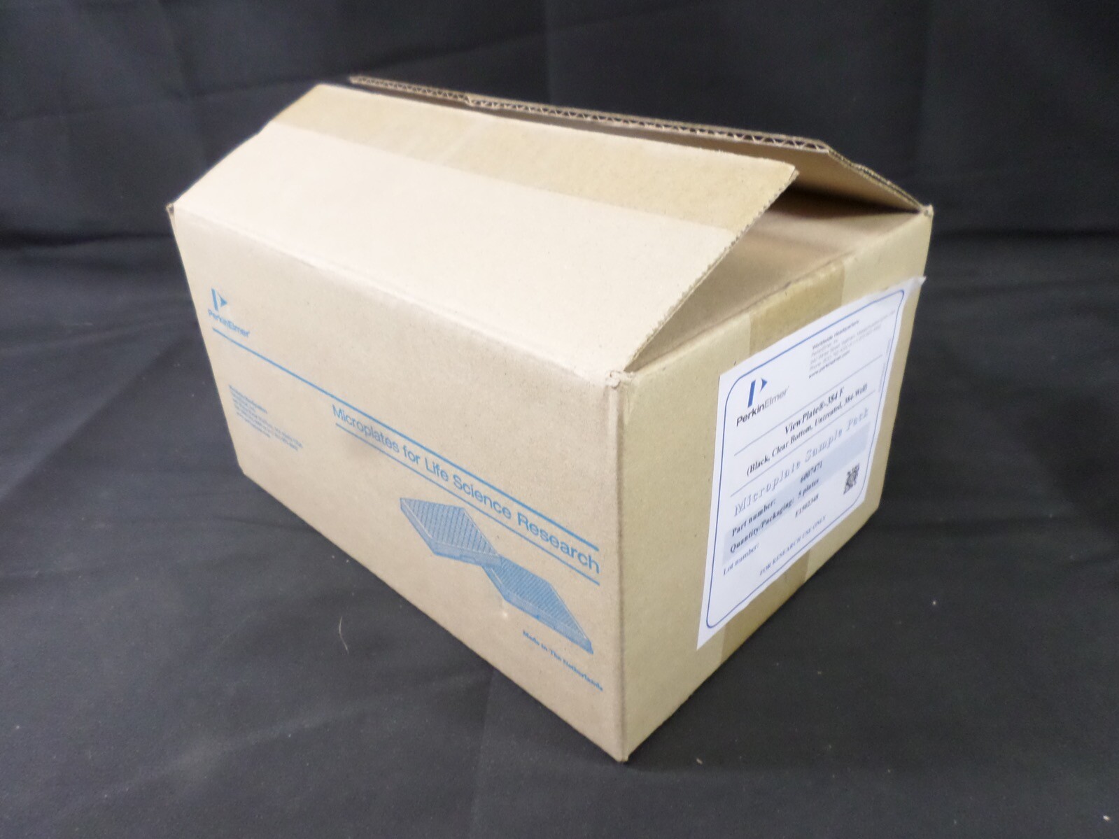 PERKIN Elmer 135 µL Black Clear Bottom ViewPlate-384 F 384-Well 6007471 (5/Pack)