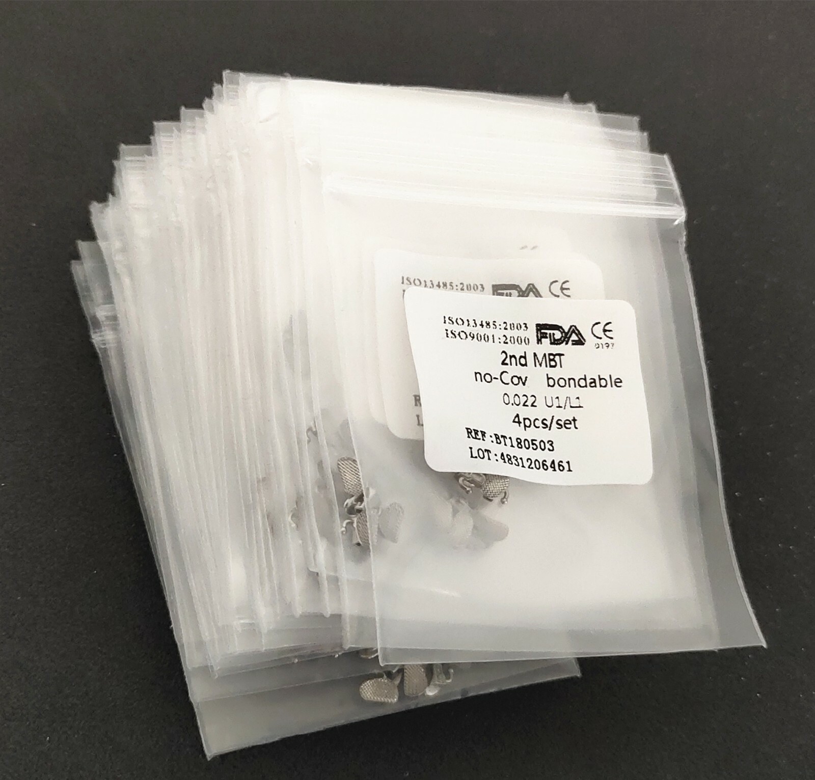 Dental Orthodontic Buccal Tube 2nd MBT .022 Molar Bondable No-convertible