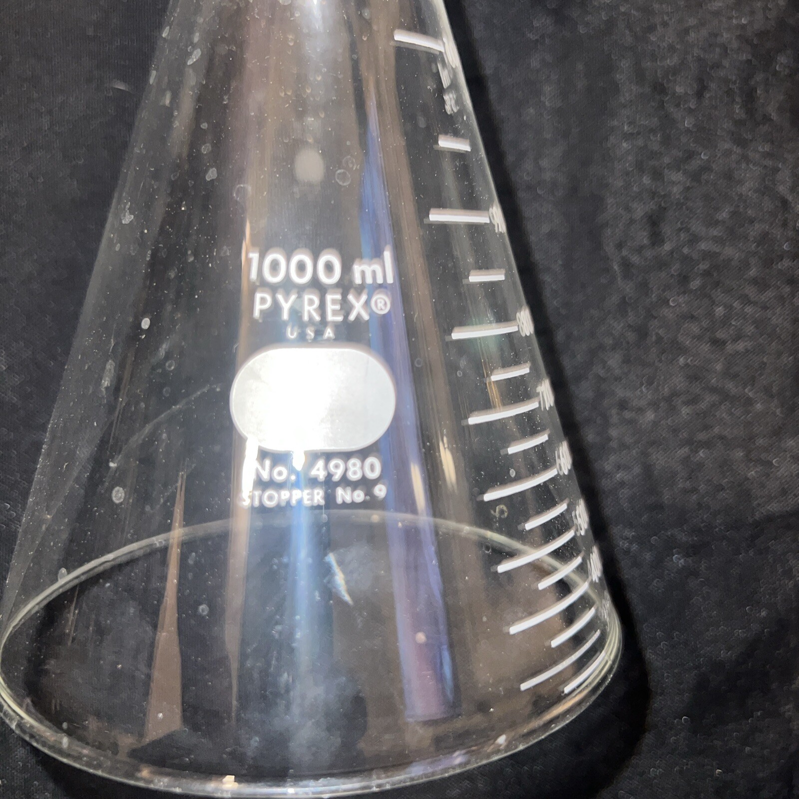Pyrex 1000ml Offset Angled Powder Filling Funnel