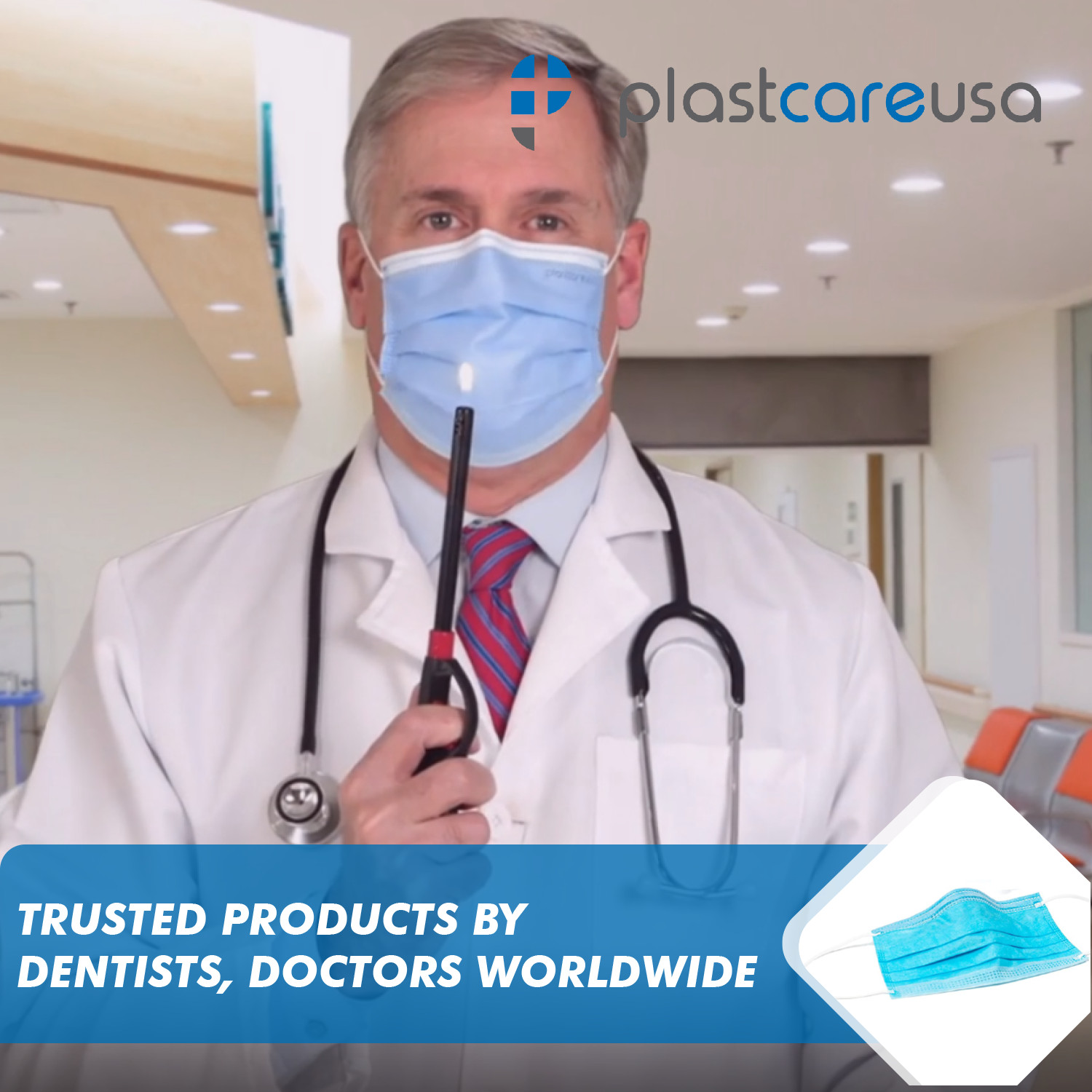 ASTM LEVEL 3 4-Ply Disposable Medical Surgical Protection Filter Face Masks