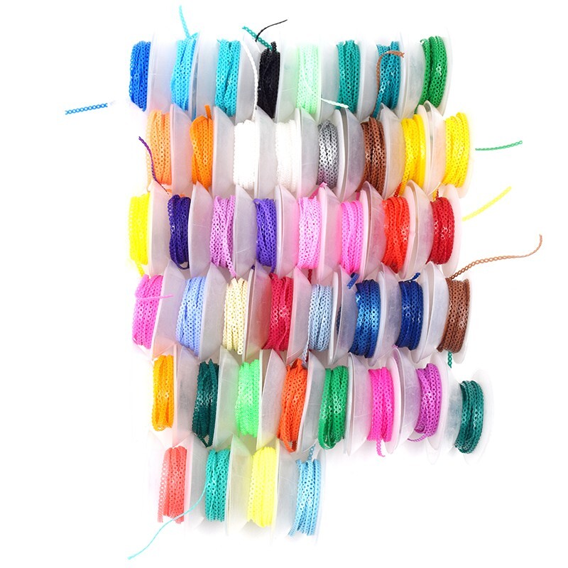Dental Orthodontic Elastic Ultra Power Chain Long/Short/Continuous 44 Color