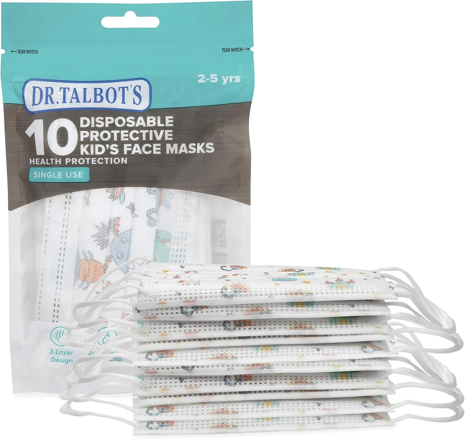 Dr. Talbot’s Disposable Kid’s Face Mask for Personal Health