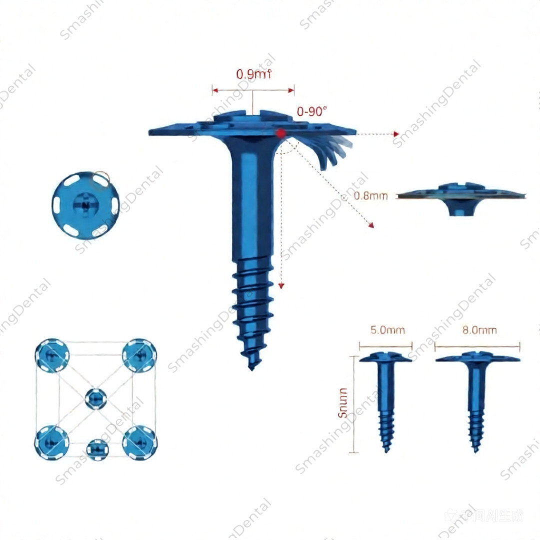 USA Dental GBR Tent Screw Wide Tenting Screw Driver Guide Regeneration Membrane