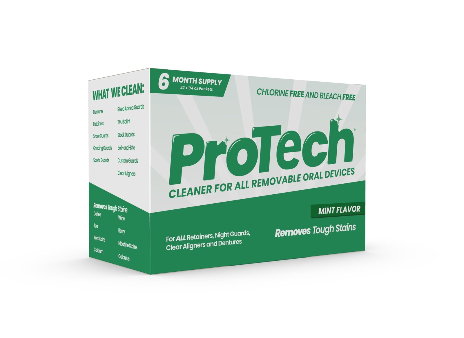 Pro Tech Retainer Cleaner – 180-220 Cleanings (0.17 Per 22 Count (Pack of 1)