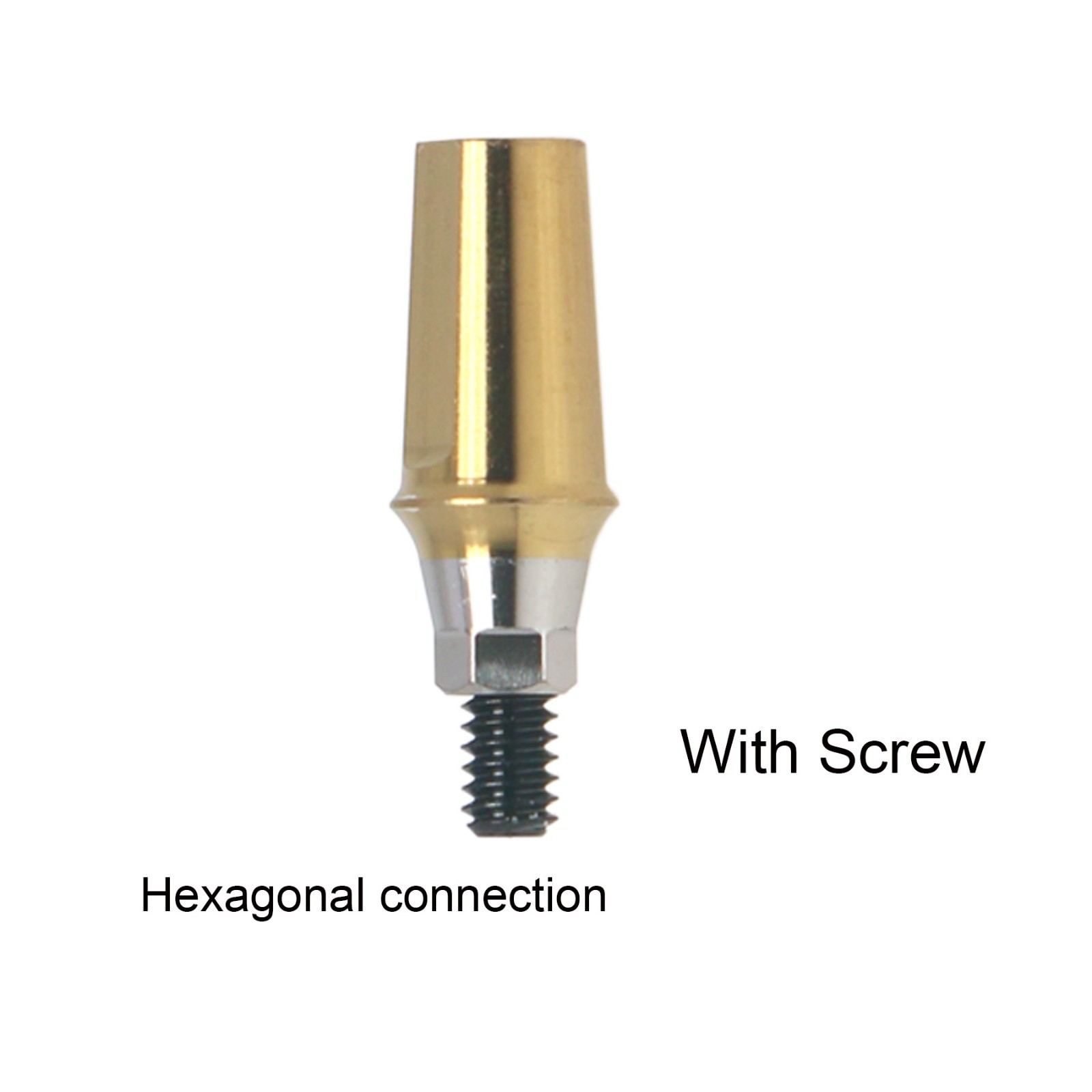 US Titanium straight abutment ti cemented abutment compatible Osstem Hiossen TS