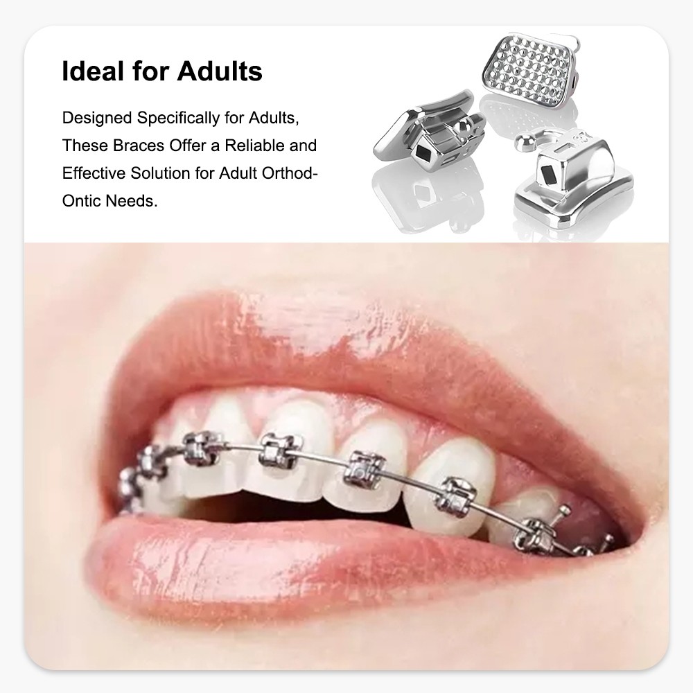 Dental Orthodontic Buccal Tubes 018 022 1st 2nd Molar Tube Roth MBT Bondable*200