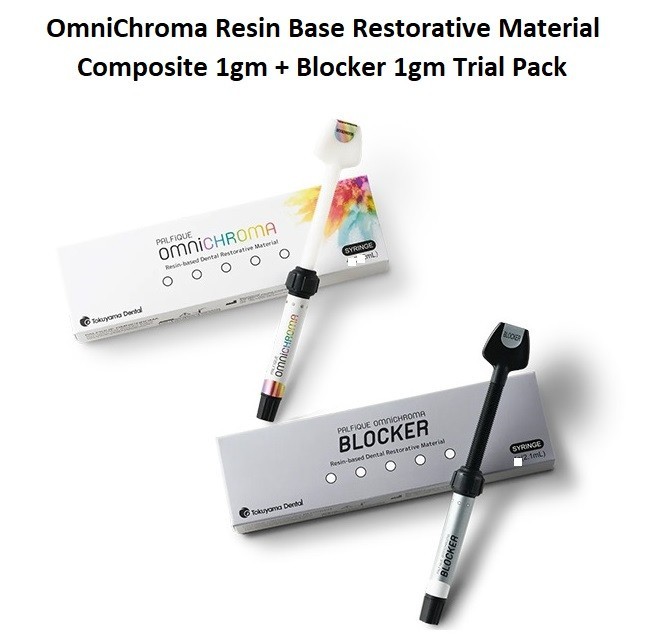 Palfique OMNICHROMA ONE SHADE Resin Based Dental Restorative Composite + Blocker