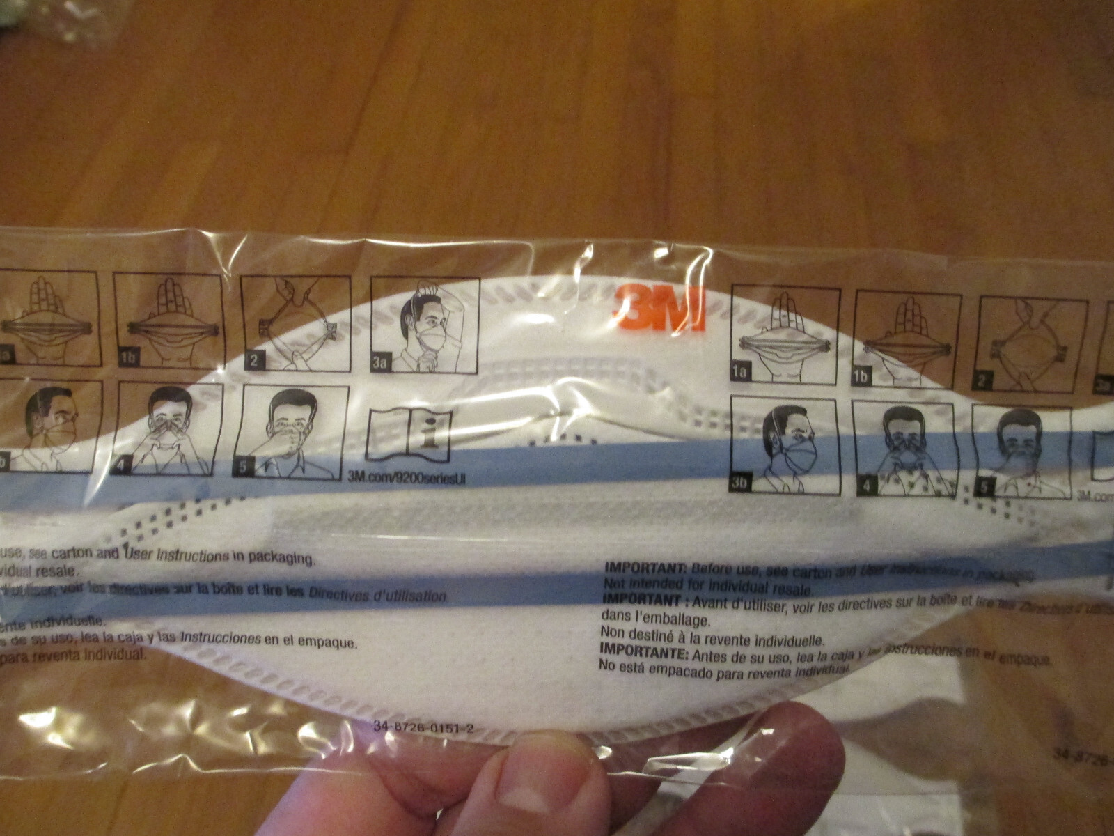 [ 8 PACK ] 3M AURA 1870+ N95 PARTICULATE RESPIRATOR SURGICAL FACE MASK NIOSH LOT