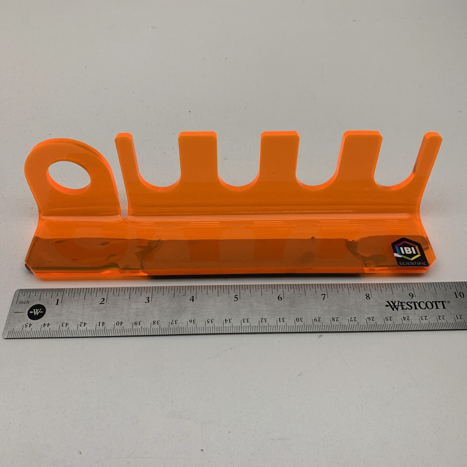 IBI Scientific PST-51 Hanging Pipette Stand 4-Place/Position + Filler on Left