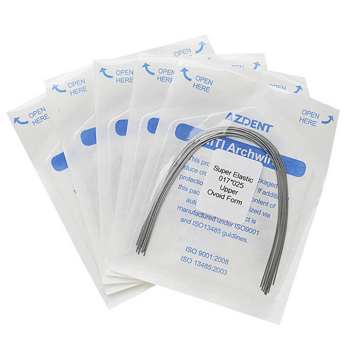 Dental Super Elastic Niti /Stainless Steel Rectangular Arch Wire Ovoid/Nature