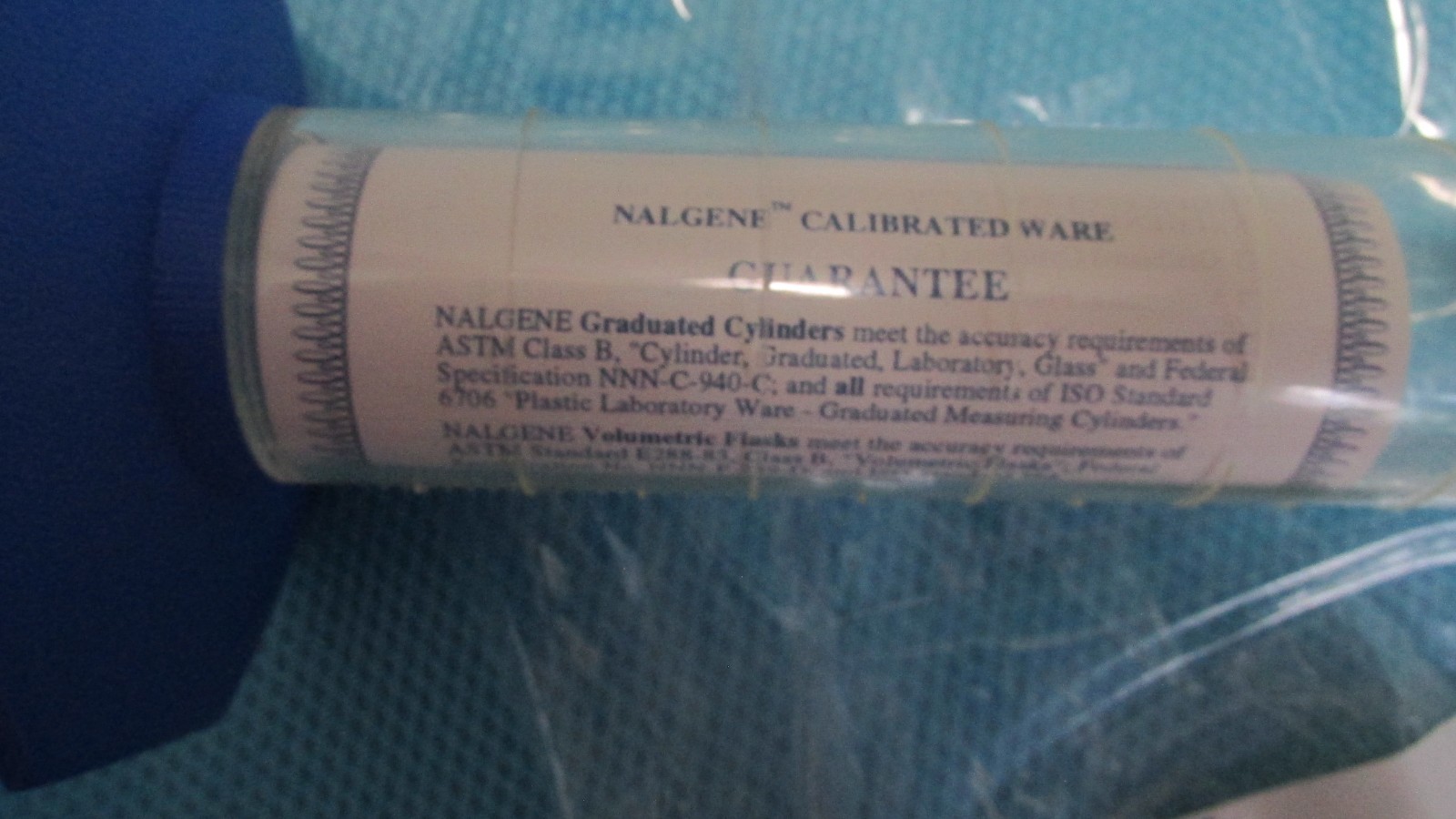 NALGENE Plastic Polypropylene 500mL TC/TD Gradu Cylinder Hex Base 3663-0500 NEW