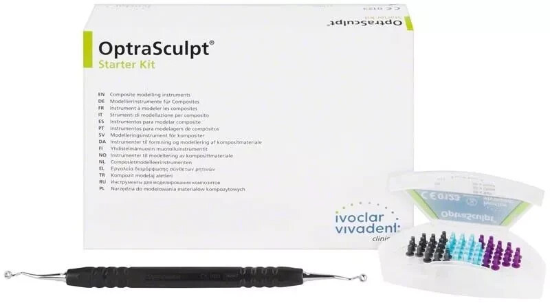 DENTAL Ivoclar Vivadent Optra Sculpt starter pack 60 Pads composite Shaping Kit