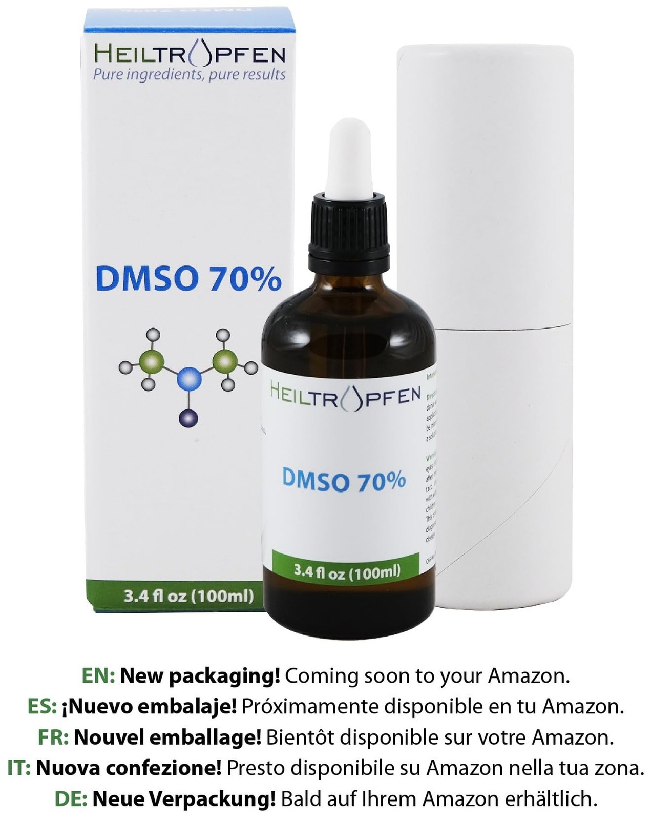 70% DMSO – Pharmaceutical Grade ingredients | Dimethyl sulfoxide Liquid 3.4 O…