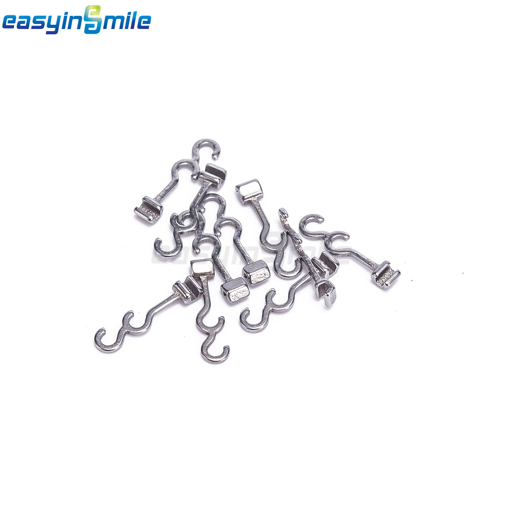 [USA] 10pcs Dental Orthodontic Crimpable Hooks EASYINSMILE Stainless Steel Hook