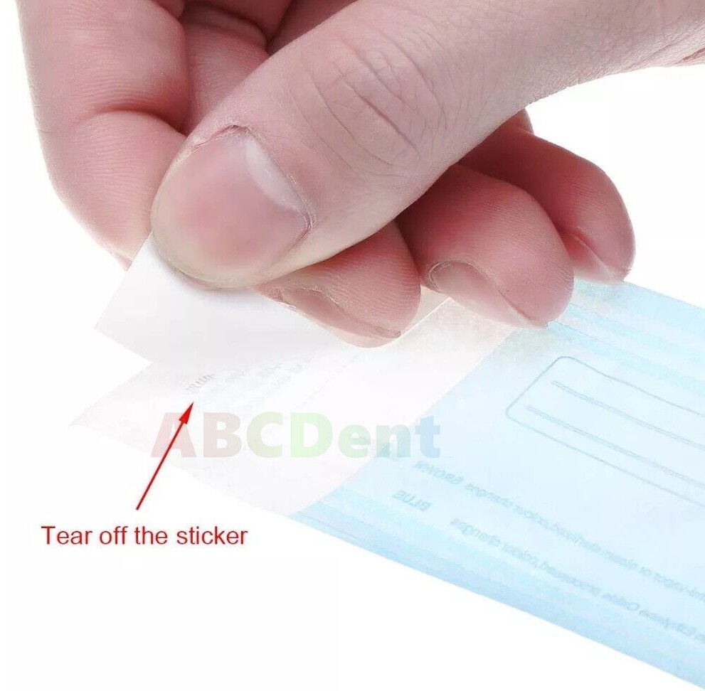200pcs Self Sealing Sterilization Pouch Disposable Dental Instrument Storage Bag