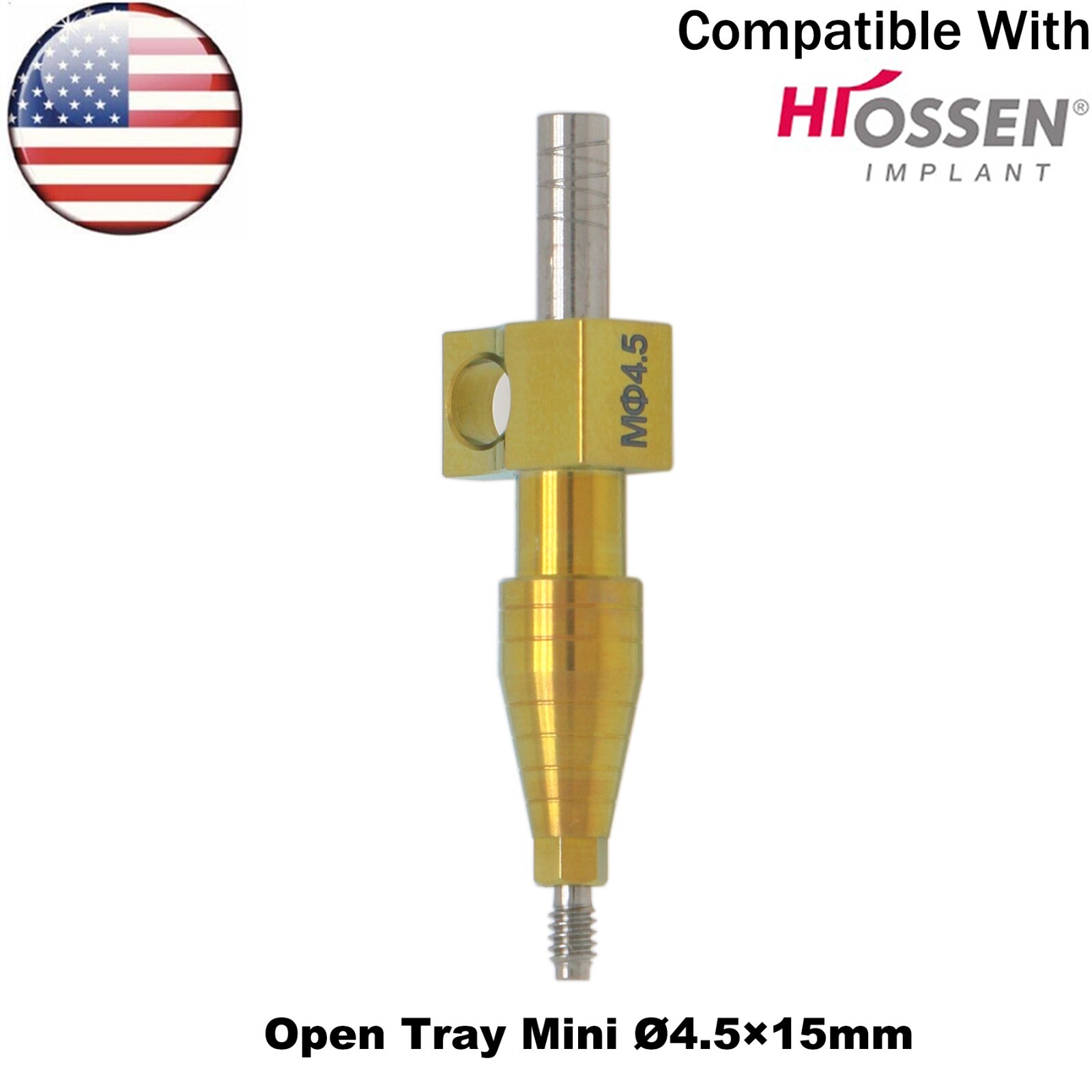 US Dental Transfer Impression Coping Open Tray M/R Fits Hiossen Osstem ET