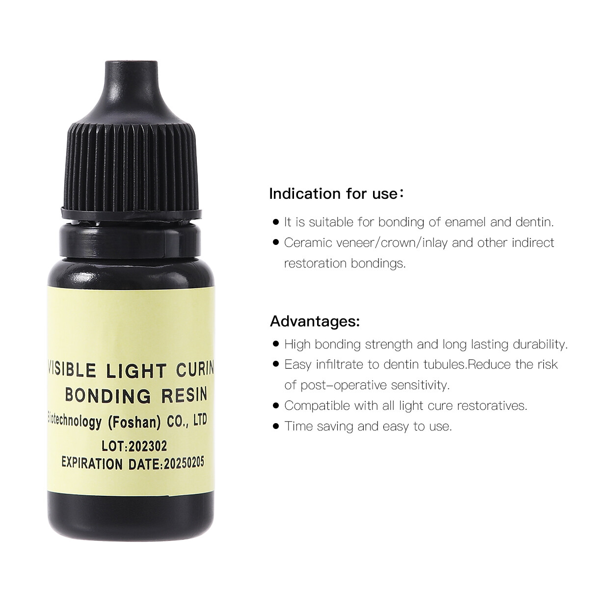 Dental Light Cure Bonding Adhesive/37% Acid Etching Gel/Composite Resin A1-A3