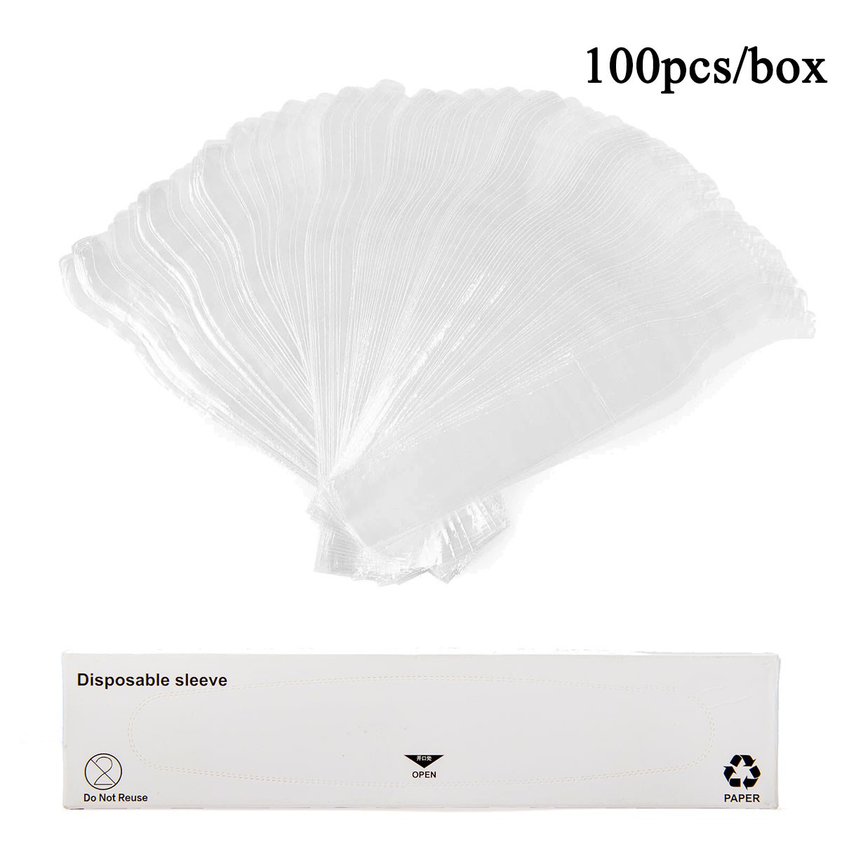 500pcs Dental isolation Sleeve Cover for Woodpecker Iled Curing Light Head 10″