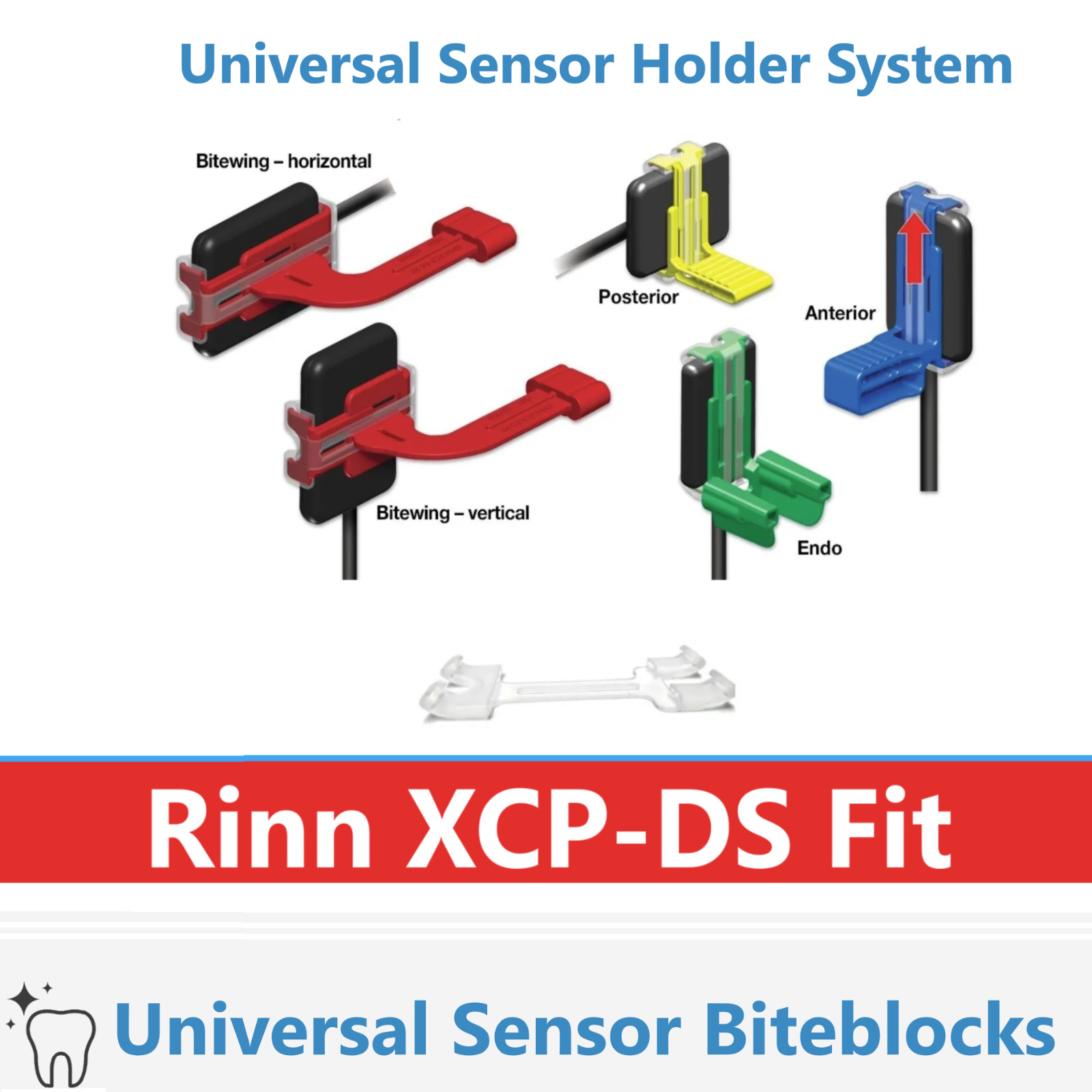 Dental XRay Universal Bite Block Holder System Biteblock XCP Digital Rinn Sensor