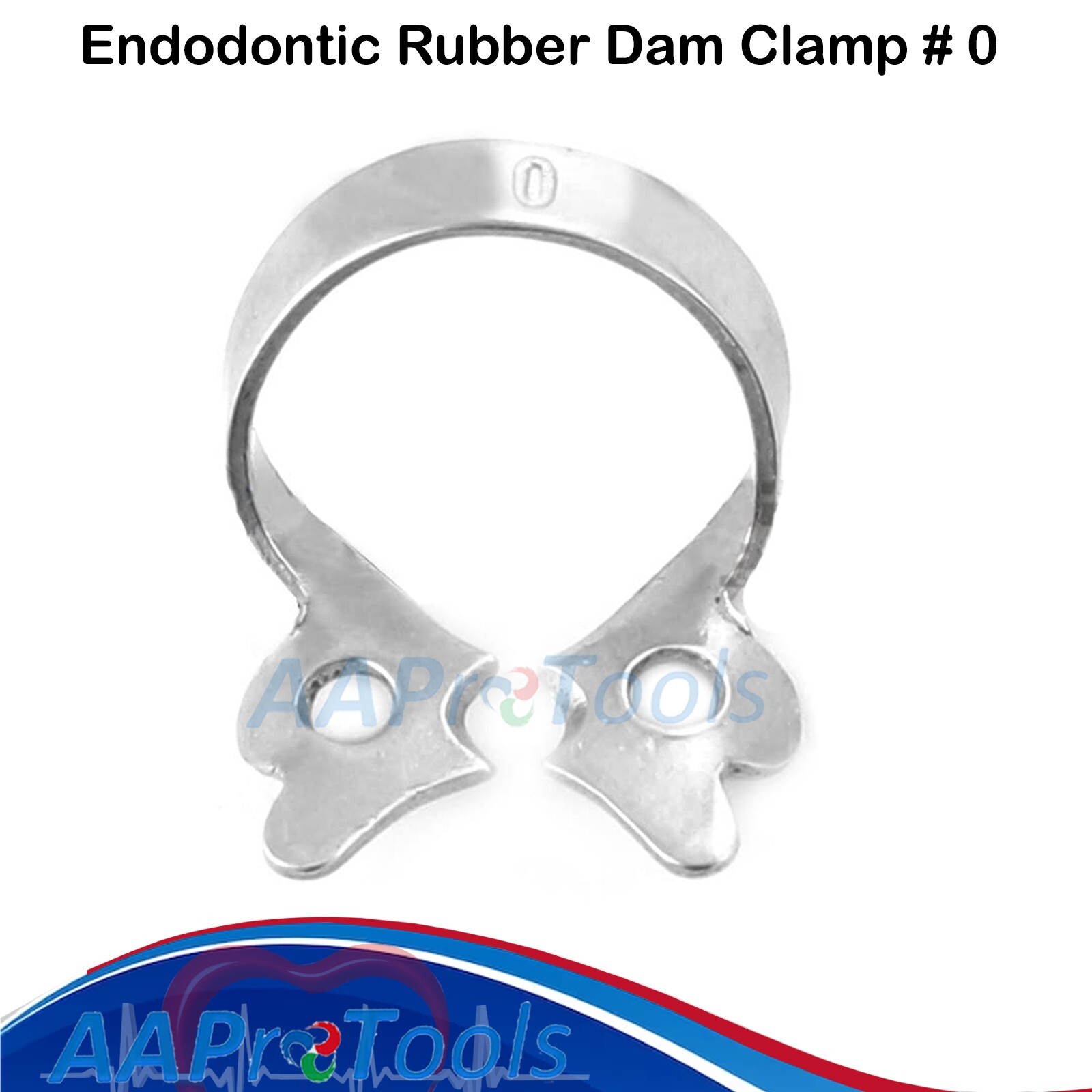 AA Pro: 3 PC Endodontic Rubber Dam Clamp #0 Surgical Dental Instruments