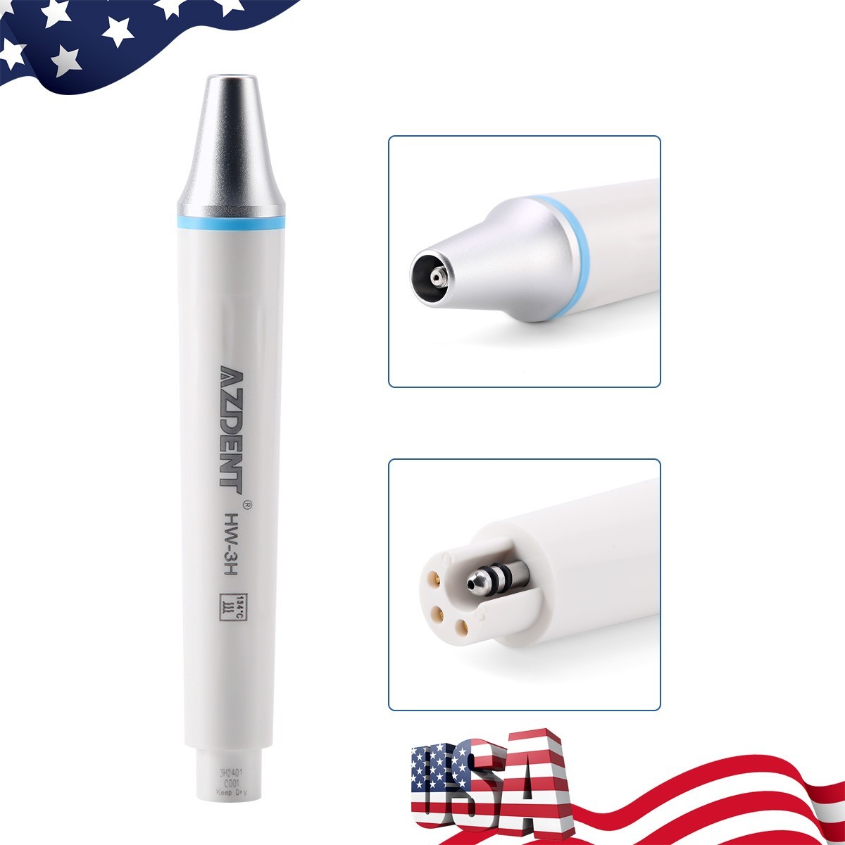 Dental Ultrasonic Piezo Scaler Handpiece LED Fit EMS/WOODPECKER/DTE/SATELEC