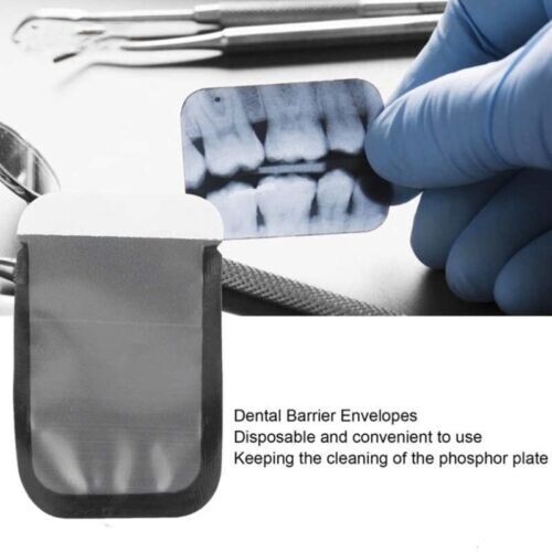 1000pcs Dental X-Ray Film Protection Bags 1# X-Ray Dental Film Bag 20mm*40mm