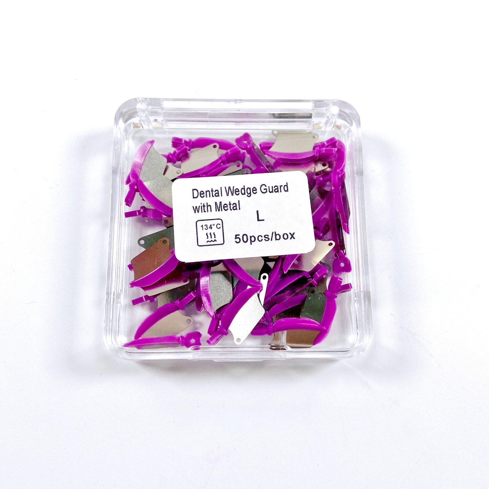 Dental Fender Interproximal Wedges Matrix Blade Guard with Metal L/M/S 50pcs/Box