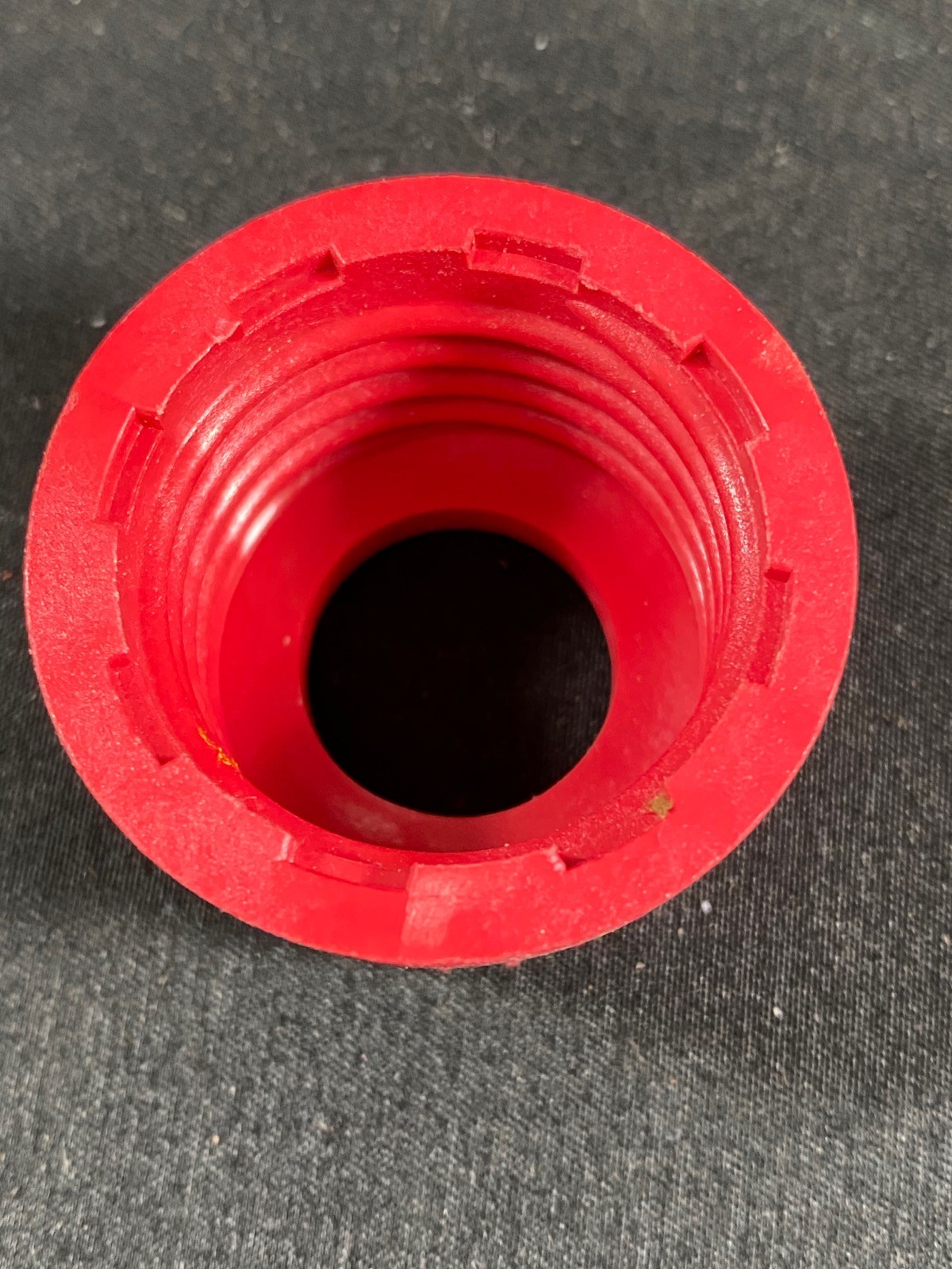 SCHOTT DURAN PBT Red Open Top High Temperature GL32 Screw Cap 292270808 (1/Pack)