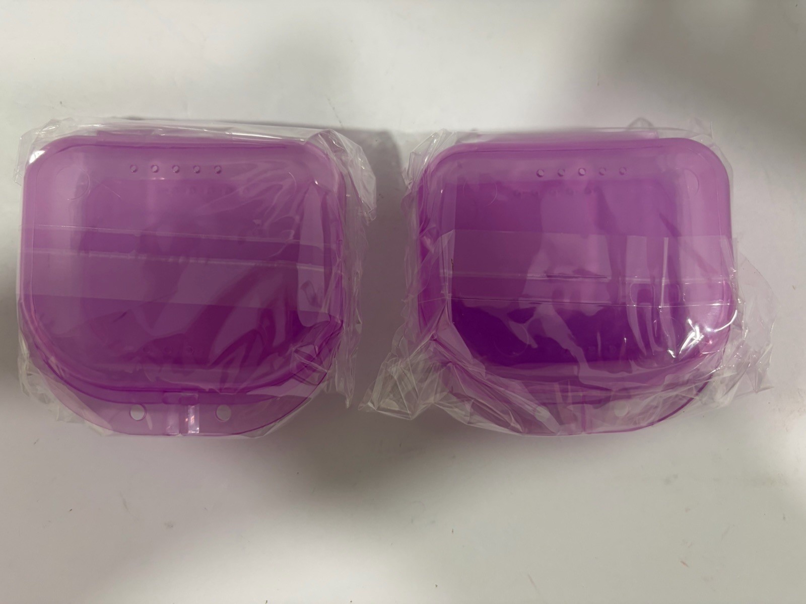 Denture Retainer Cases Dental False Teeth Mouth Guard Holder Travel Container