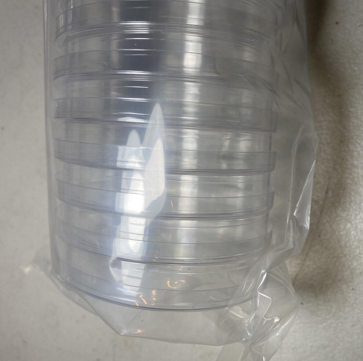 Qty 40 – Sterile Petri Dish 100 mm x 15 mm Lab Safety Supply 667694, Polystyrene