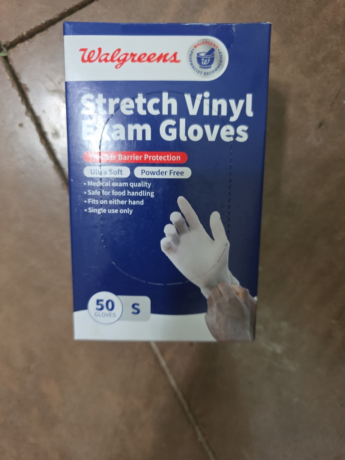 Walgreens Stretch Vinyl Exam Gloves Ultra Soft Powder Free