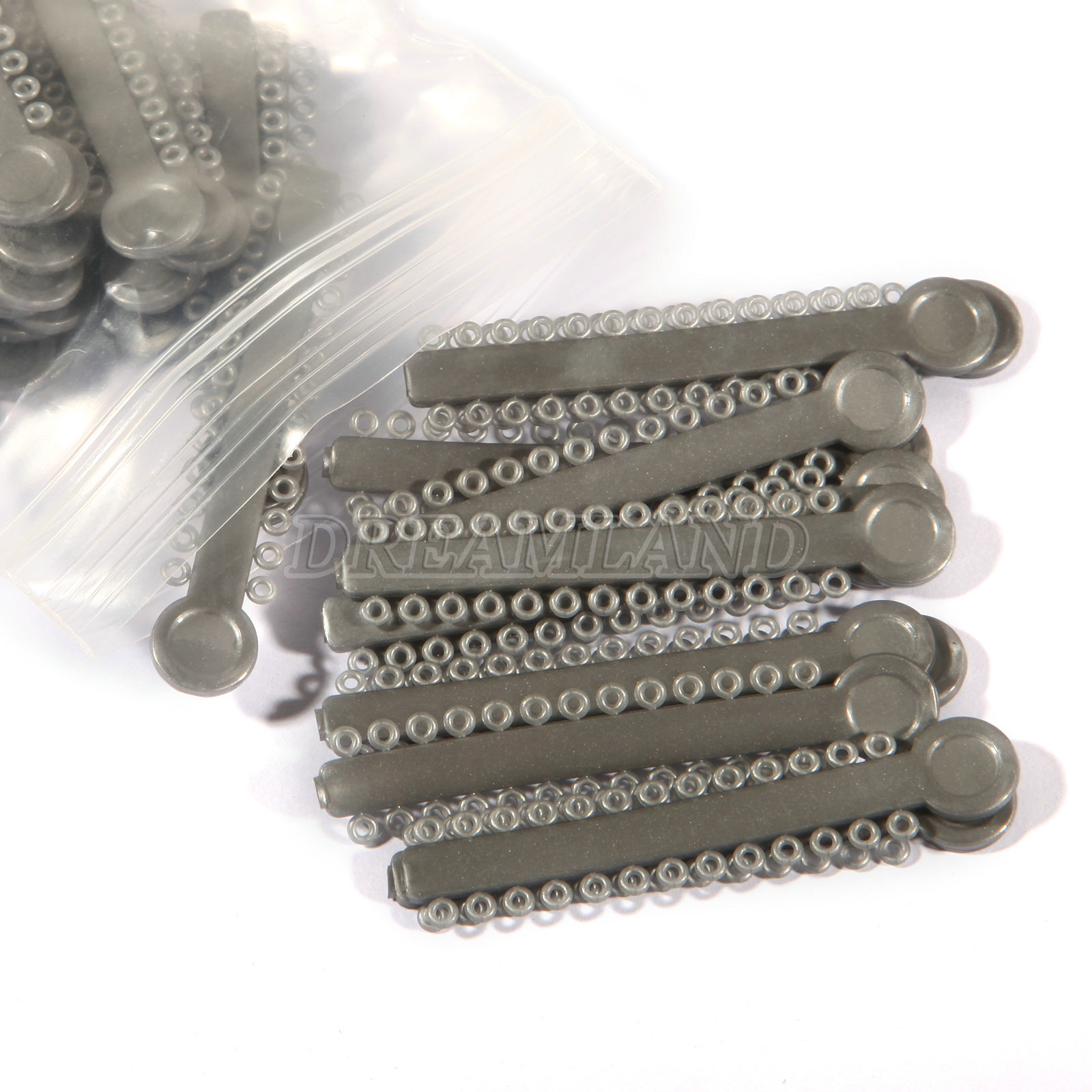 1040Pcs/Bag Dental Orthodontic Brace Elastic Rubber Bands Ligatures Tie 43Colors