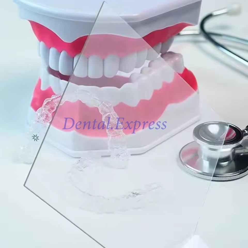 Dental Orthodontic Splint Retainer Vacuum Forming Sheet Soft/Hard 0.8mm-3.0mm