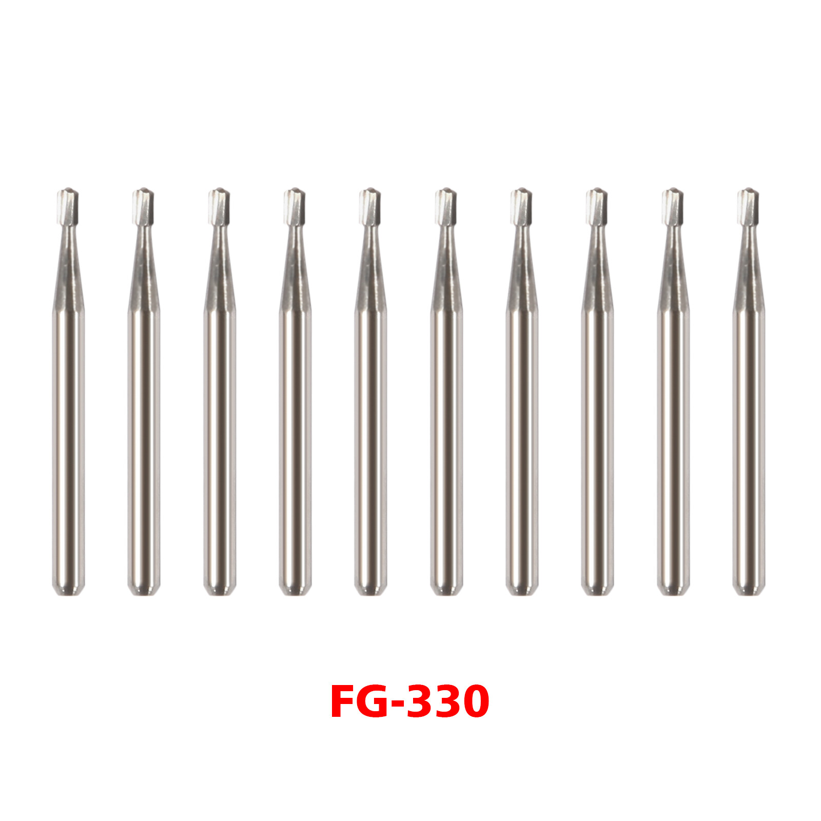 Dental Midwest Friction Grip FG #330 Pear Shaped Carbide Bur 100/Pk