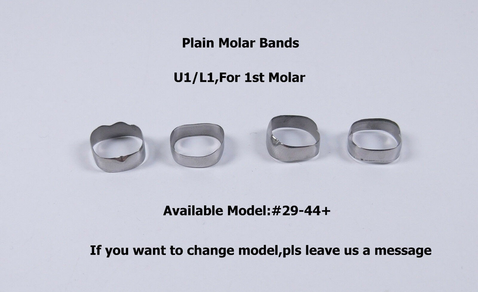 Dental Orthodontic 1st Plain Molar Bands #29-44+ Buccal Tubes Cleats Roth 022