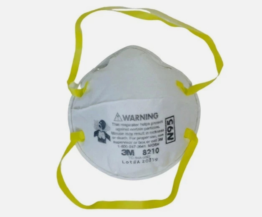 New 3M N95 Particulate Respirator Face Mask 8210 – Box Of 20 PCS