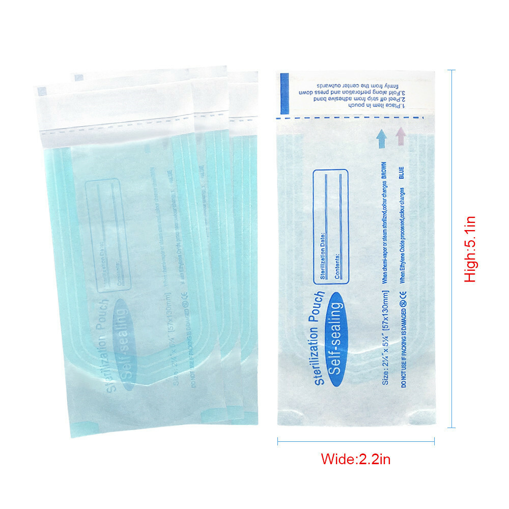 2.25″ x 5″ 200 Bags Dental Medical Self Seal Sterilization Pouches Seals