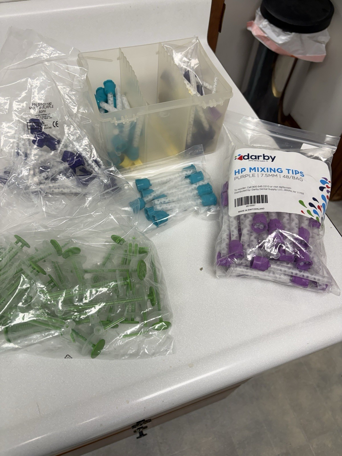 Darby HP Mixing Tips Purple 17.5mm 1:4/8:1 Dental Lab DAL 806 542310