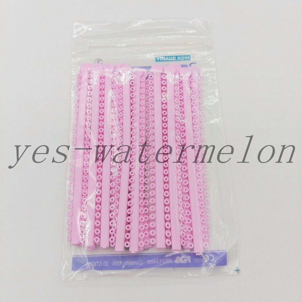 Dental Orthodontics Ligature Ties Elastics Rubber Bands O-ring 1000 Pcs/Bag