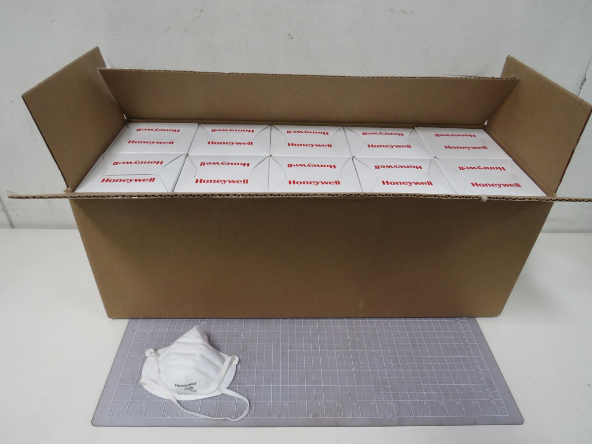 LOT OF 200 HONEYWELL DC300N95 DC300 DISP RESP N95 20 BOX KT034