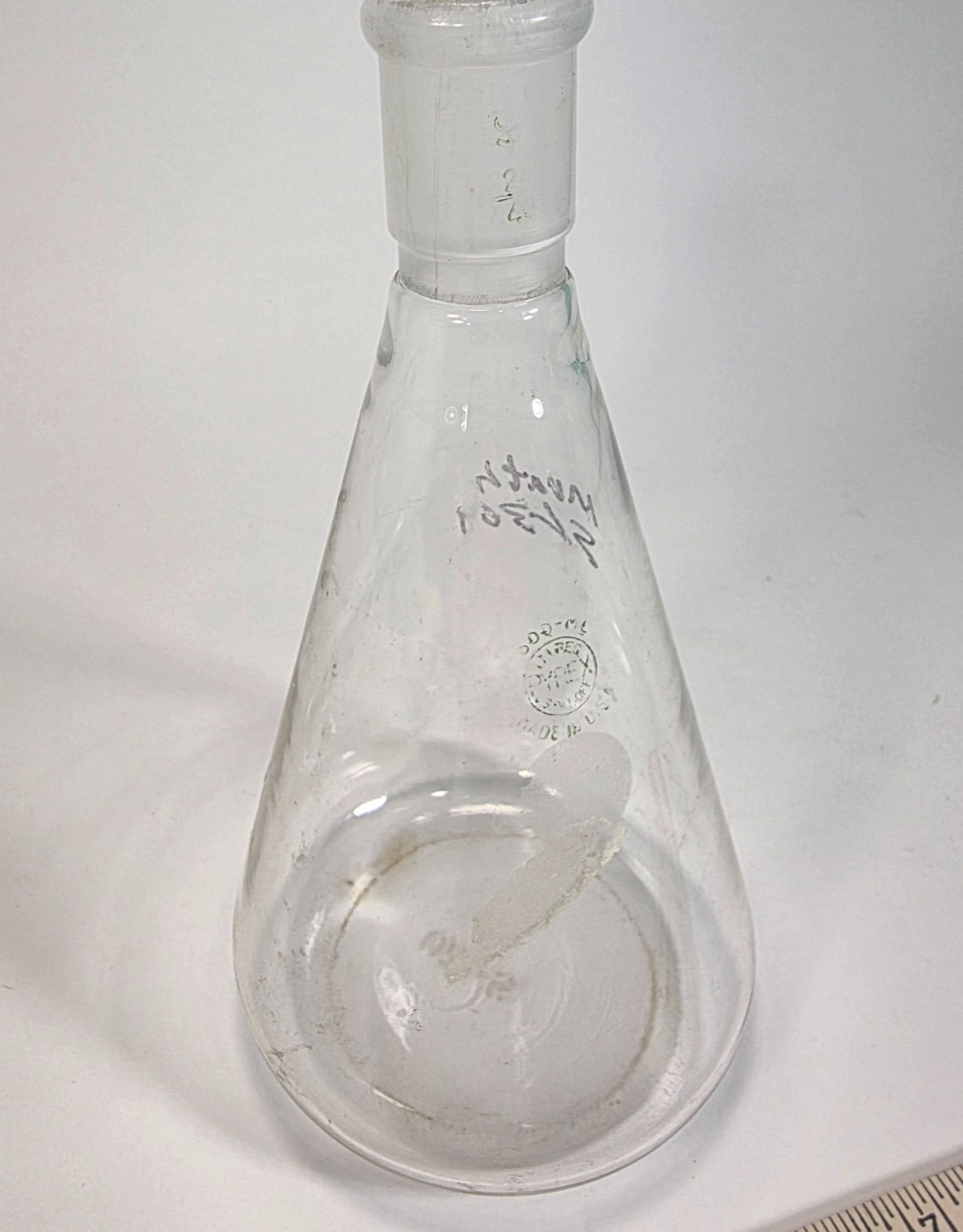 PYREX 500mL Narrow Mouth Erlenmeyer Flask 24/40 Standard Taper Joint 5000-500 US