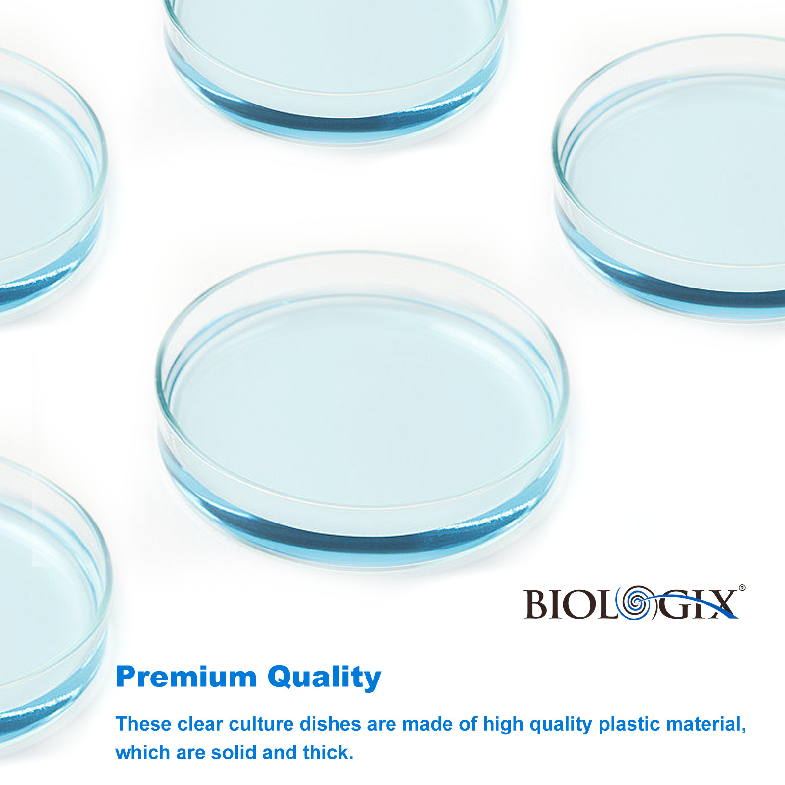 Biologix Petri Dishes-150x15mm, 10 /Bag, Case of 200