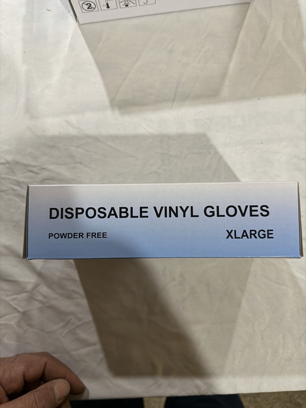 500 X-Large Disposable Vinyl Gloves. Latex Free. None Sterile