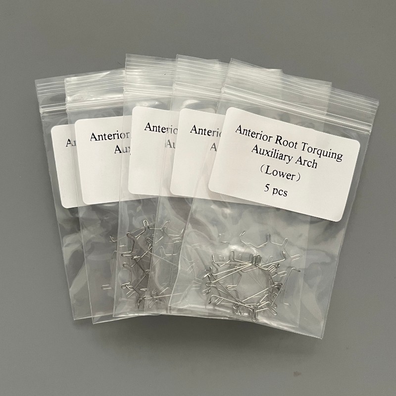 Dental Orthodontic Anterior Root Torquing Auxiliary Arch For Lower 5Pcs/Pack