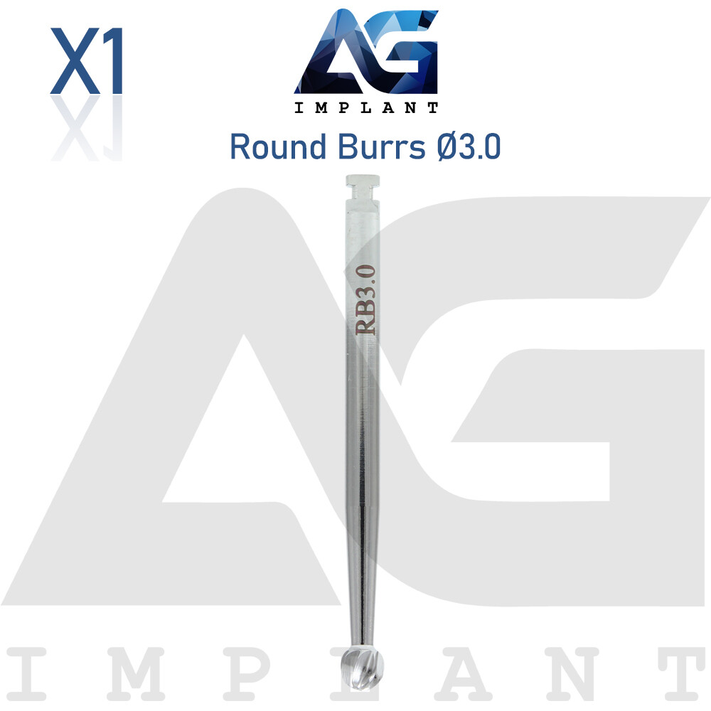 Ø3.0 Round Bur External Irrigation Sur gical Drill Instrument Dental