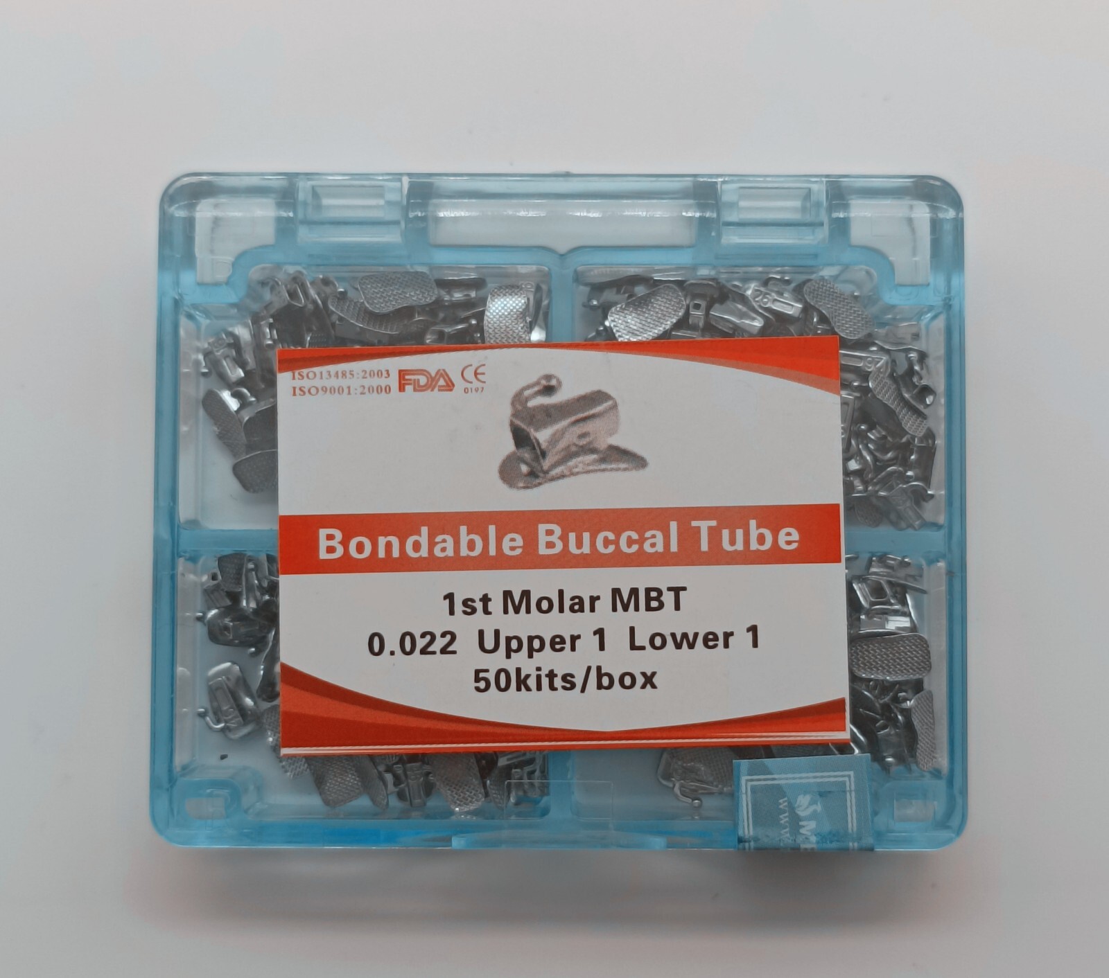 Dental Orthodontic Buccal Tubes 1st 2nd Molar Tube Roth MBT 022 Bondable