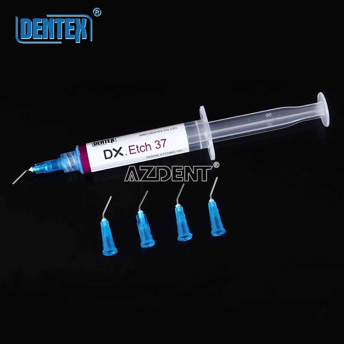 5 Kits Dentex Dental Acid Etch Etching Gel 37% 5 ml/syringe